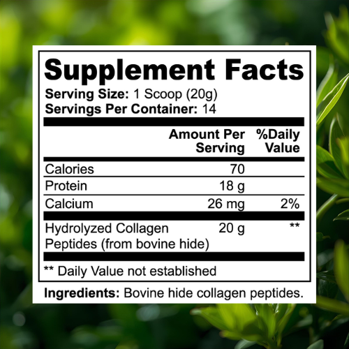 Grass-Fed Hydrolyzed Collagen Bio-Peptides