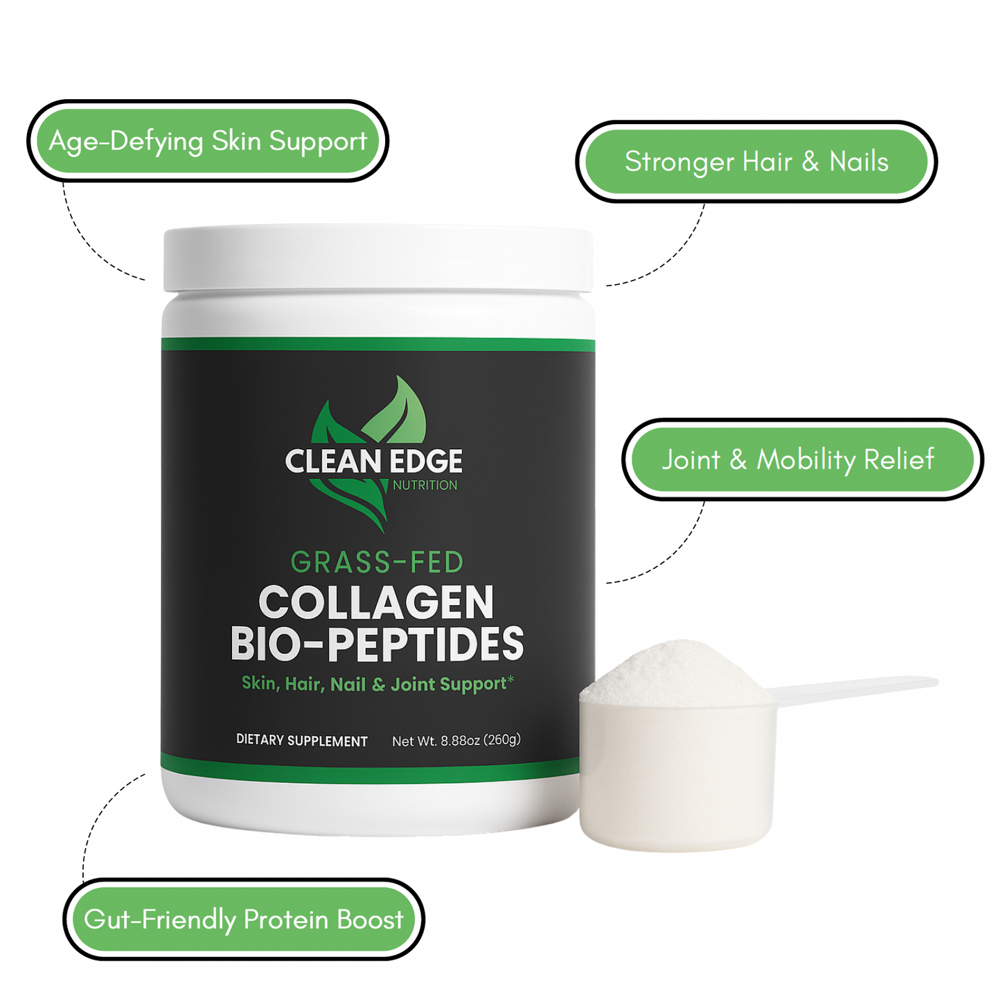 Grass-Fed Hydrolyzed Collagen Bio-Peptides